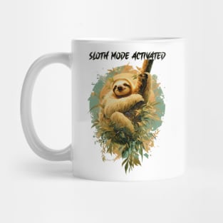 The Art of Slow Living -Finding Zen in the Slothscape Mug